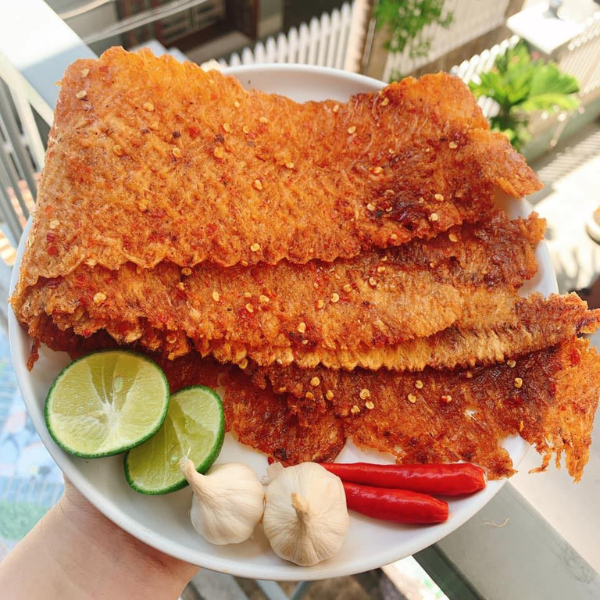 Mực khô cán tẩm gia vị
