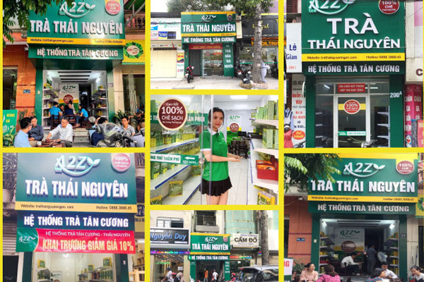 Hệ thống trà Thái Nguyên A2Z Tea Hệ thống trà Thái Nguyên A2Z Tea