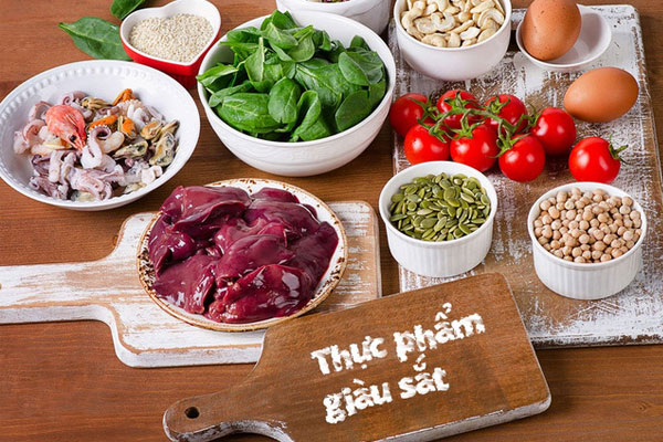 Thực phẩm giàu chất sắt và đạm