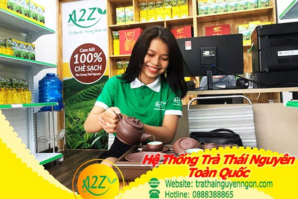 Cửa hàng chè Thái Nguyên A2Z TEA chuyên cũng cấp các dòng sản phẩm chất lượng.